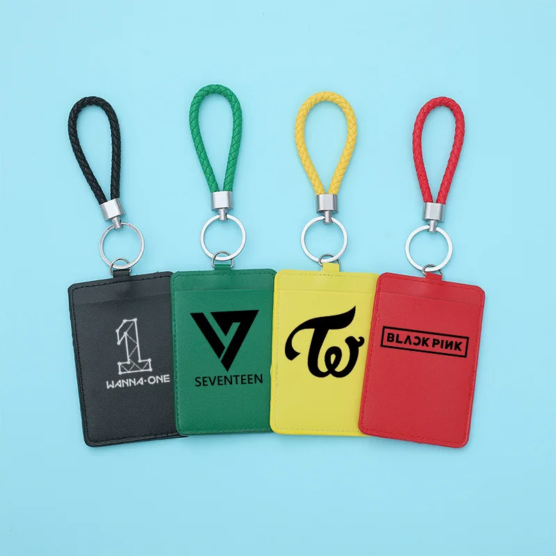Youpop KPOP BLACKPINK SEVENTEEN TWICE WANNA ONE Album Badge визитная карточка Бизнес-автобус пропуск набор ID Card Holder чехол JCF621