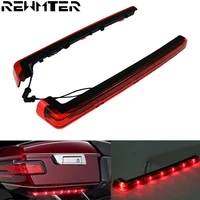 motorcycle tour pak pack accent side panel led light red for harley touring street glide road glide flhr flhx fltrx 2006 2017