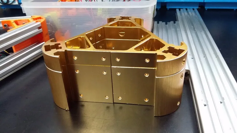 RepRap rostock коссель 3d принтеры металлический комплект все металлические(алюминий+ нержавеющая сталь) комплект не включая электронные запчасти