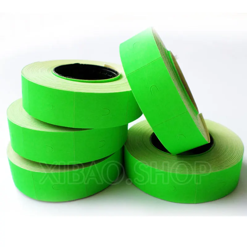 10 рулонов цена ярлык для бумаги ярлыки супермаркетов новые смешанные цвета