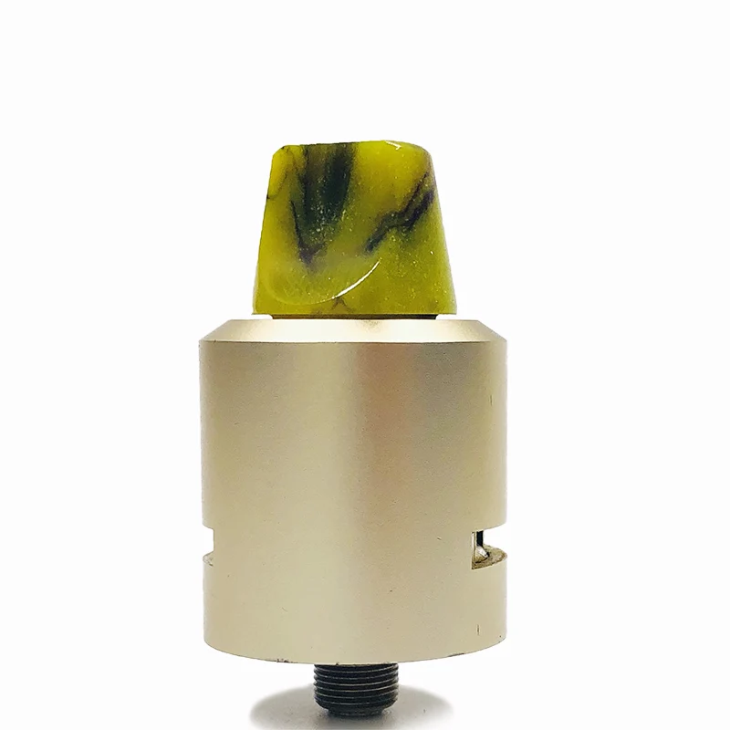 Новый Vape MTL Смола Driptip плоский капельный наконечник 810 с 2 силиконовыми кольцами
