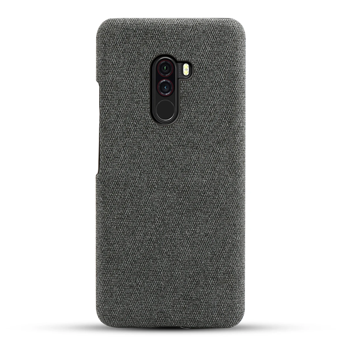 Для Xiaomi Pocophone F1 чехол тонкий ультра тонкий ретро тканые ткани против царапин ПК Жесткий Чехол для POCOPHONE F1 Poco F1 чехол