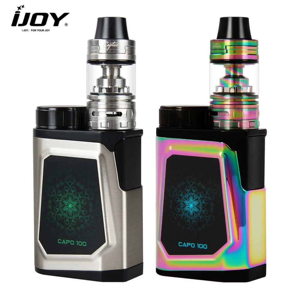 Оригинальный Наборы электронных сигарет IJOY 100 Вт поле mod с 3750 мАч Батарея 2 мл 0.05ohm
