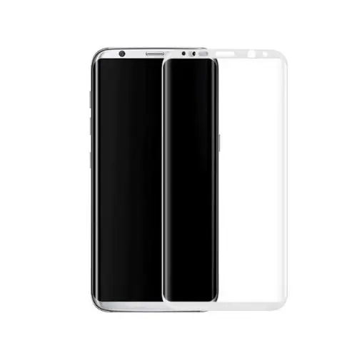 Защитное стекло для экрана samsung Galaxy S8 S9 S 8 9 Plus 3D защита для камеры S8Plus S9Plus 8S 9 S Tremp стекло es закаленное стекло - Цвет: White