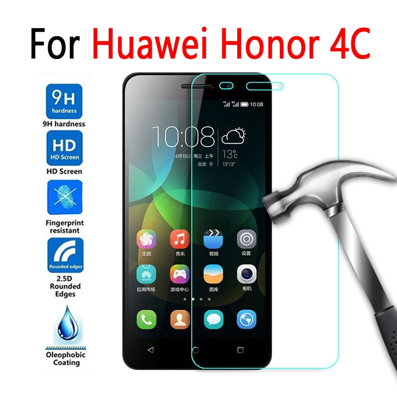 Защитная пленка для экрана для Huawei Honor 4C из закаленного стекла для Honor 4C 4 C Защитная пленка для стекла glas Premium 9 H Anti-Explosion