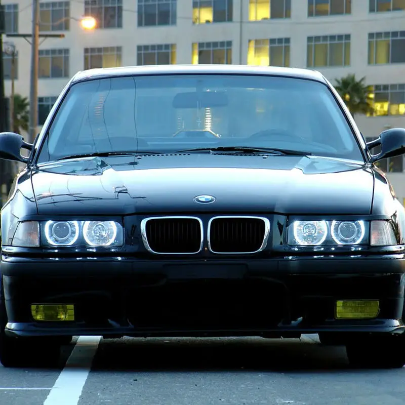 4*131 мм CCFL маркер ангельские глазки DRL Halo кольца комплект для BMW 3 серии E36 E38 E39 белая