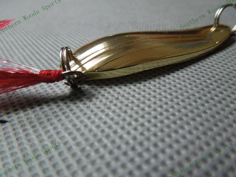 8 шт./лот прижимная металлическая ложка для рыбалки приманка жесткая рыболовные