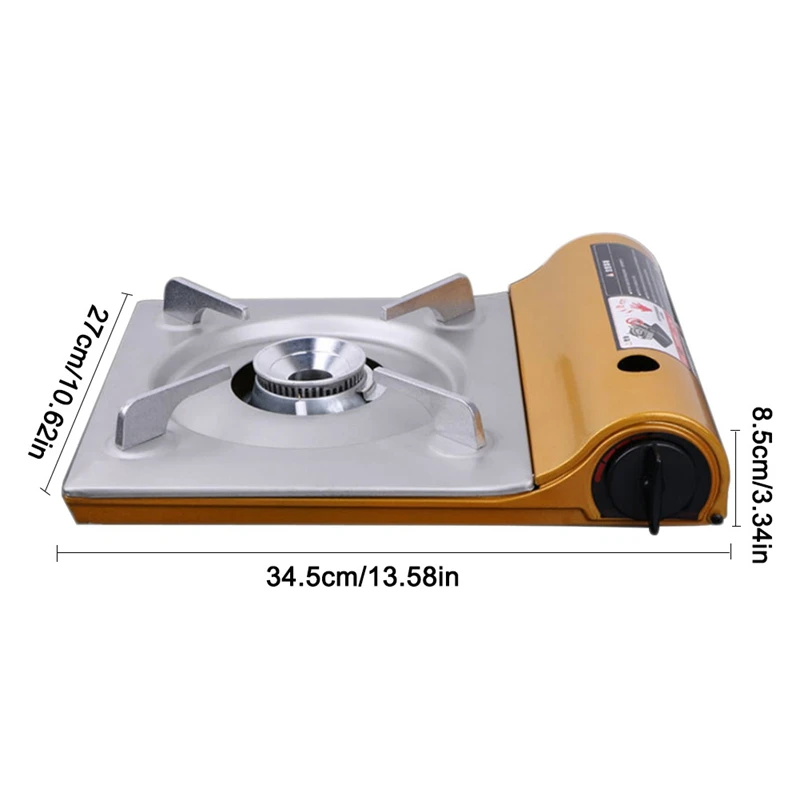 Ультра тонкая напольная печь для кемпинга портативная газовая плита железная