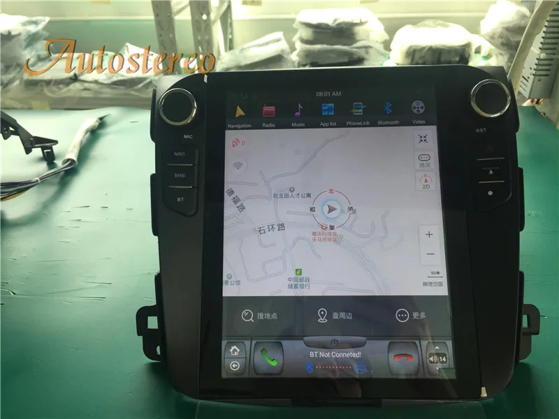 Tesla Android 9,0 автомобильный gps-навигатор для Mitsubishi Outlander 2006~ 2012 для Citroen C-Crosser для peugeot 4007 без DVD мультимедиа
