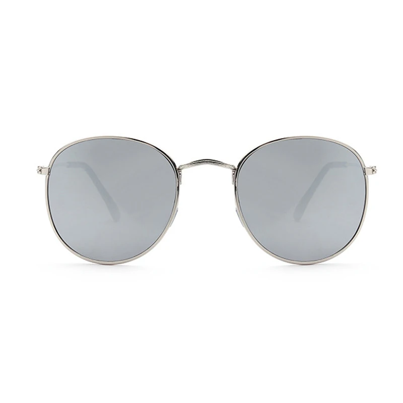 Ретро круглые солнечные очки Женские брендовые дизайнерские 2018 Роскошные De Sol