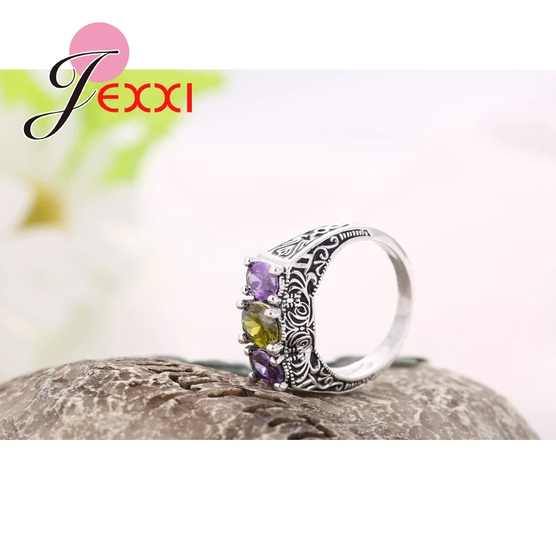 Женское кольцо из серебра 925 пробы с фианитом|ring fashion jewelry|jewelry ring boxring fitting |
