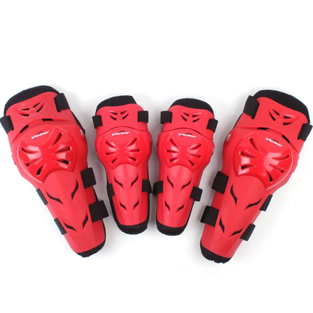 Новые 4 шт. мотоциклетные наколенники Налокотники протектор охранники Rodilleras