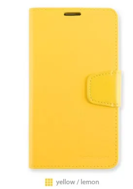 yellow Mercury Goospery Соната Дневник ТПУ кожаный бумажник флип чехол для samsung Galaxy S6 S7 Edge S8 S9 Plus Note 2 3 4 5 8 - Цвет: yellow