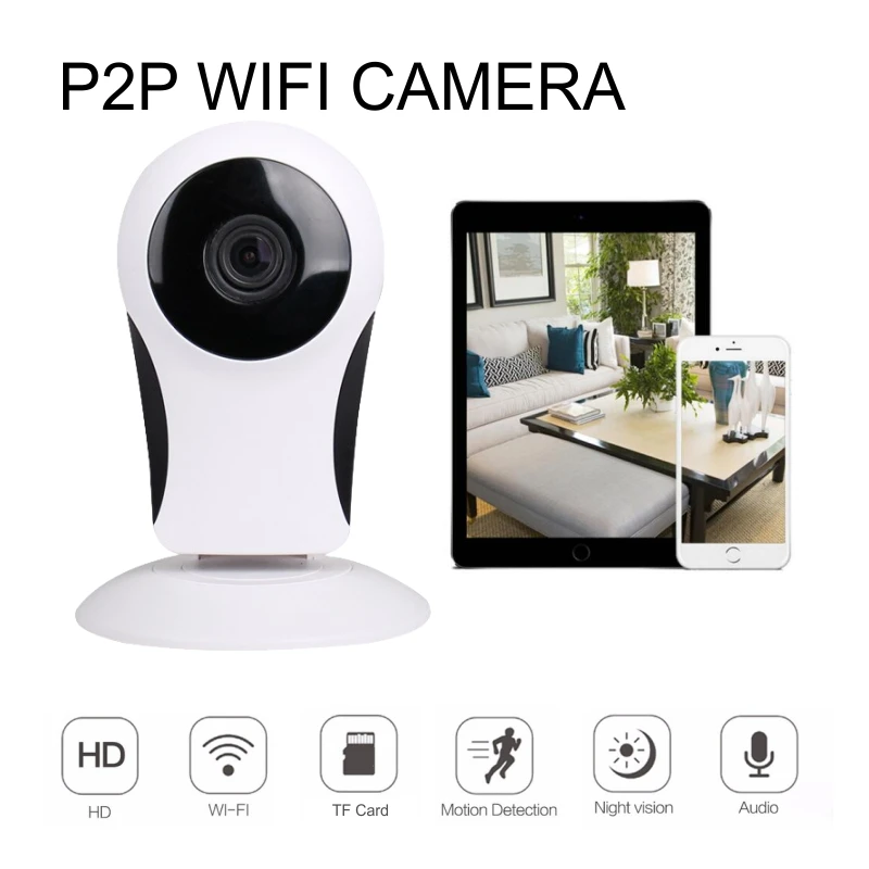 720 P домашняя ip-камера безопасности 1080 P Беспроводная умная Wi-Fi аудио запись наблюдения монитор для детей HD камера ночного видения