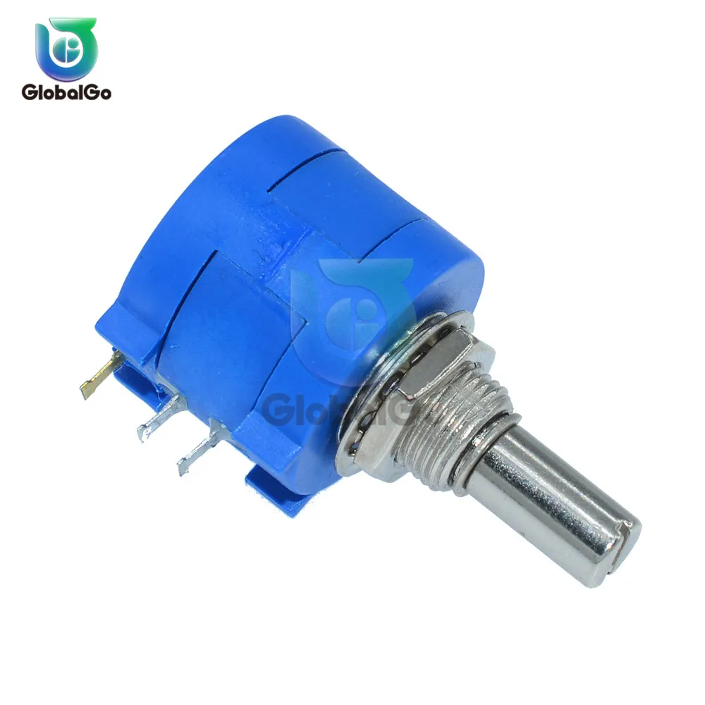 1 шт. потенциометр серии 3590 S 10 K ohm 3590S-2-103L 3590 S 103 прецизионный многоповоротный проволочный переменный резистор с потенциометром