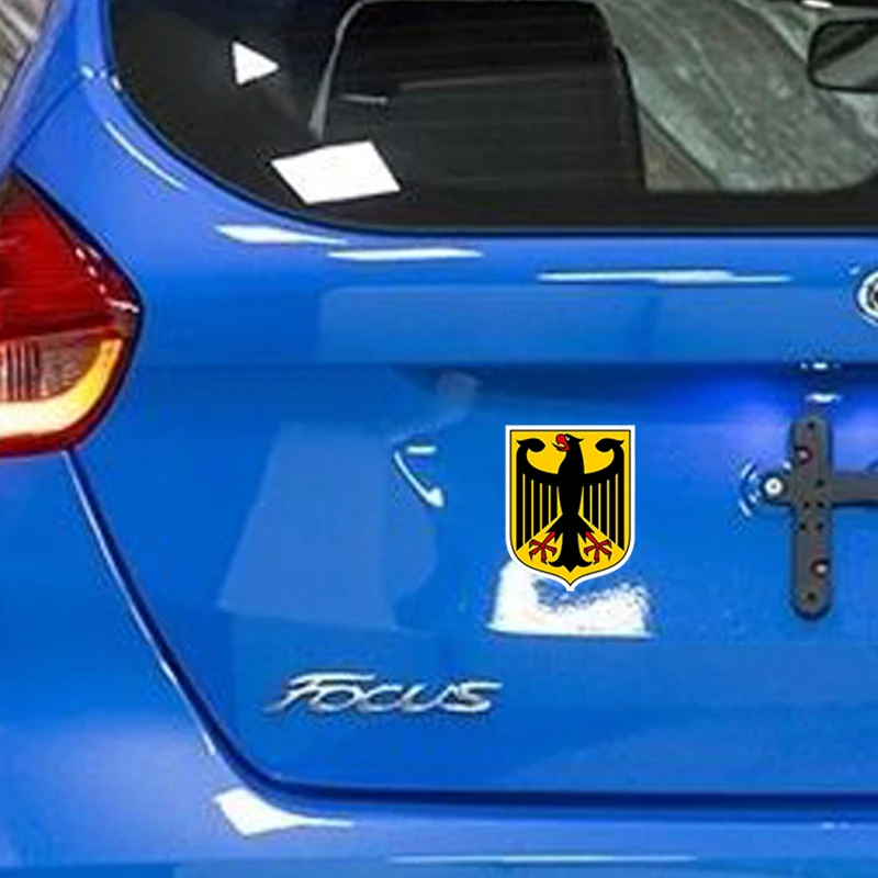 EARLFAMILY, 15 см x 12 см, наклейка для автомобиля, герб, флаг, автомобильная виниловая наклейка, для улицы, для окон, защита Бампера, немецкие аксессуары