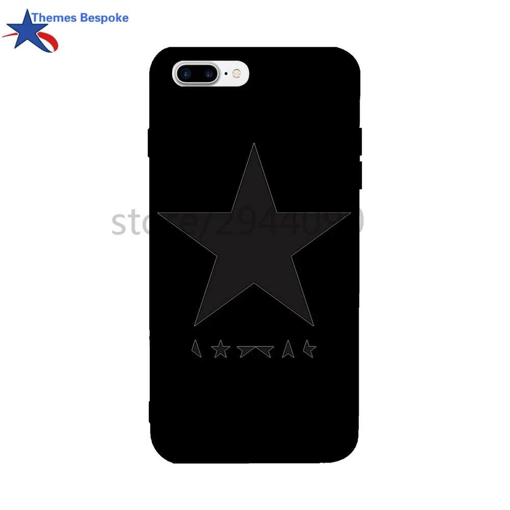 Дэвид Боуи Блэкстар для iPhone Case 7/8 4.7 дюймов антидетонационных мягкая Вернуться