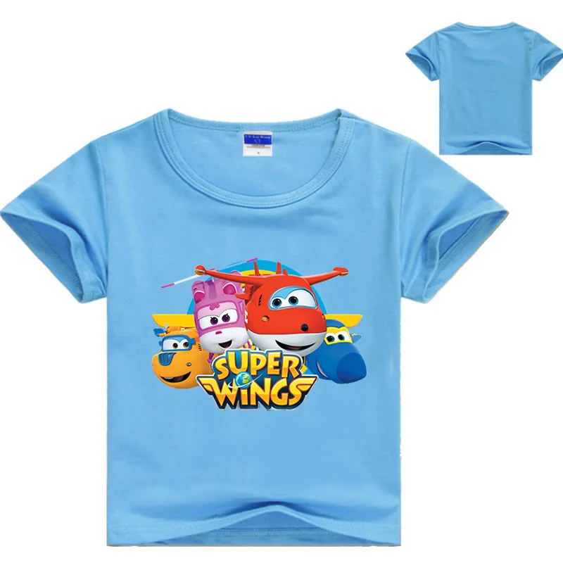 

Z&Y 3-16Years Baby Boys Tshirt Short Sleeve Costume Super Wings T shirt Kids Summer Tops Girls Tshirt Toddler Casual Clothes