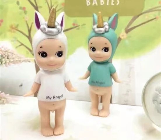 Коллекционная Милая игрушечная кукла-Фигурка Носорога ангела Единорога Kewpie
