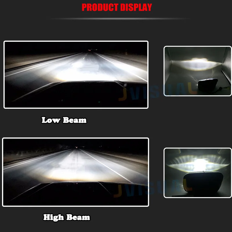 

2pcs 55W 5x7" 7x6 Rectangular Led headlight 6x7 Square LED Truck Lighting Hi Low Beam For Jeep Cherokee XJ Chevrolet Ford GMC
