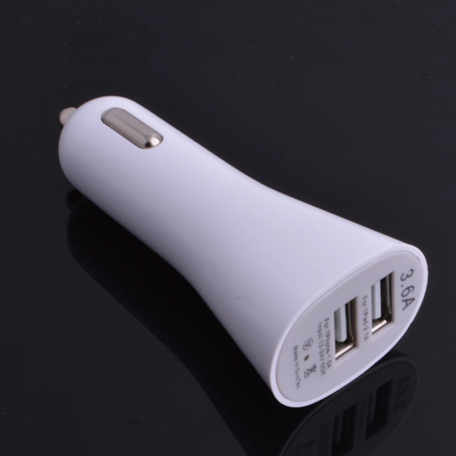 Sumpk 5 В 2.1 Amp 2-Порты Dual USB Автомобильное Зарядное устройство адаптер Универсальный для iphone Samsung смарт-мобильный телефон-черный и белый