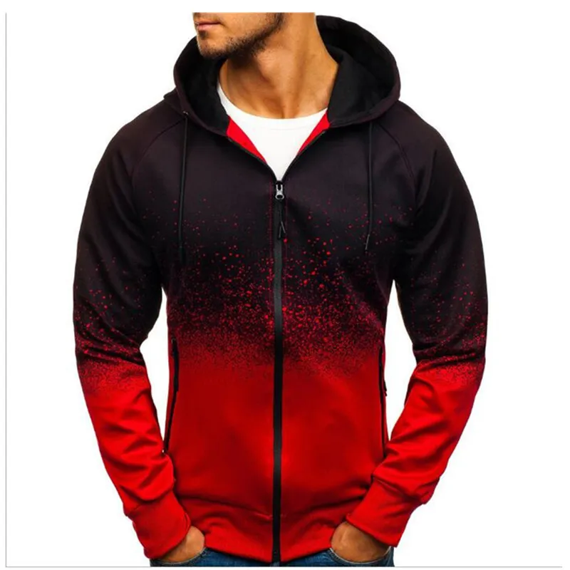 Осень/Зима Горячая стильная 3D цифровая печать толстовка мужская повседневная