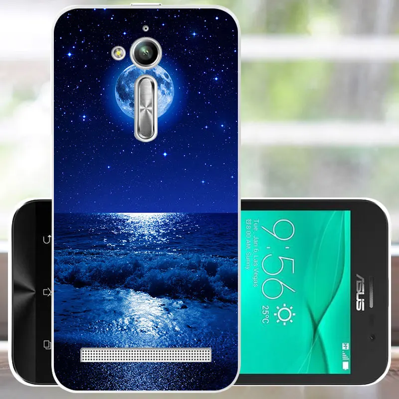 YLH22 FANATU Мягкий ТПУ ZB500KL чехол для Asus Zenfone Go ZB500KL чехол для телефона Силиконовый Модный чехол для Asus ZB500KL чехол - Цвет: YLH22