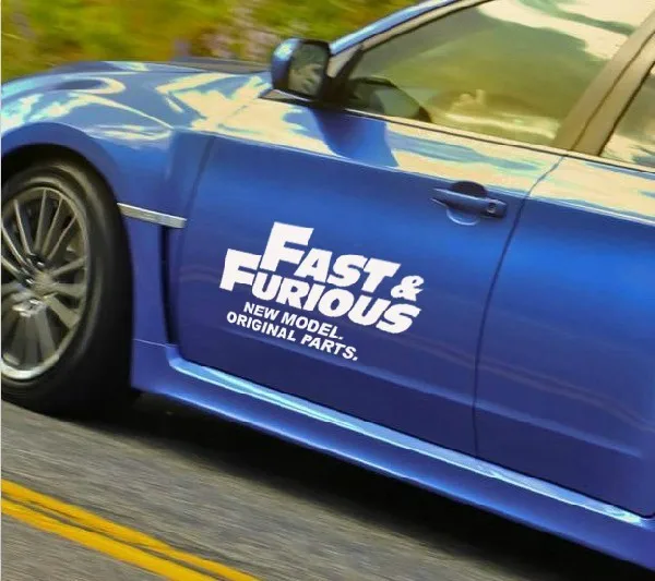 Автостайлинг Aliauto форсаж светоотражающие наклейки на дверь автомобиля и