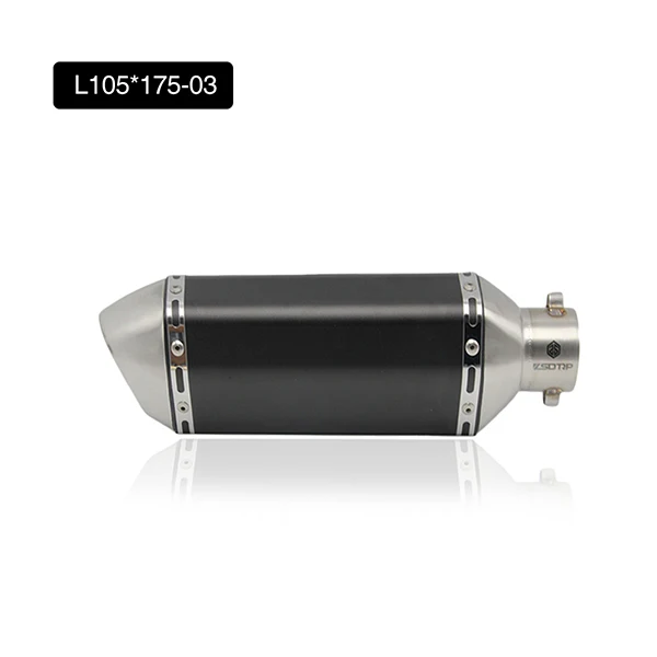 L105 175-03 Zsdtrp Универсальный 51 мм мотоциклетные akrapovic Yoshimura глушитель выхлопной трубы с дБ убийца для Yamaha nmax Honda crf 230 cb650f - Цвет: L105 175-03