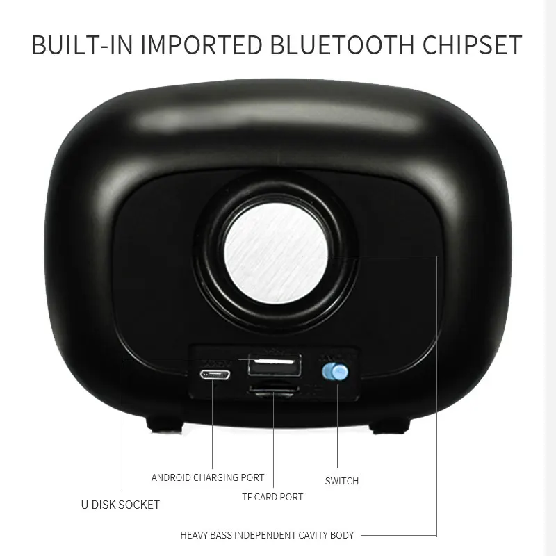 Мини колонки Bluetooth портативная беспроводная колонка сабвуфер Саундбар для