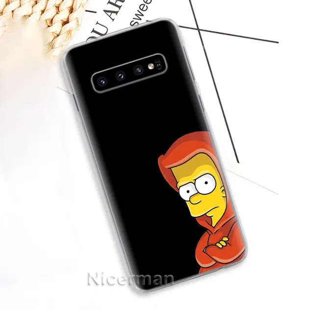 05 Чехол для телефона для samsung Galaxy S10e S10 S8 S9 плюс S6 S7 край A40 A50 A70 M20 крышка Гомер J. Симпсон жесткий поликарбонатный чехол - Цвет: 05