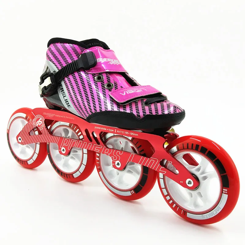 Профессиональные новые 4 колеса роллерблейдинг бег на коньках обувь