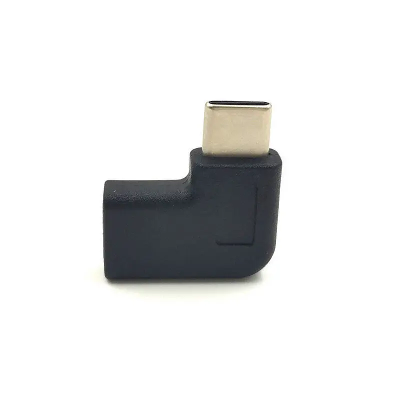 USB 3 1 Тип C папа к женскому адаптер конвертер 90 градусов правый угол разъем для