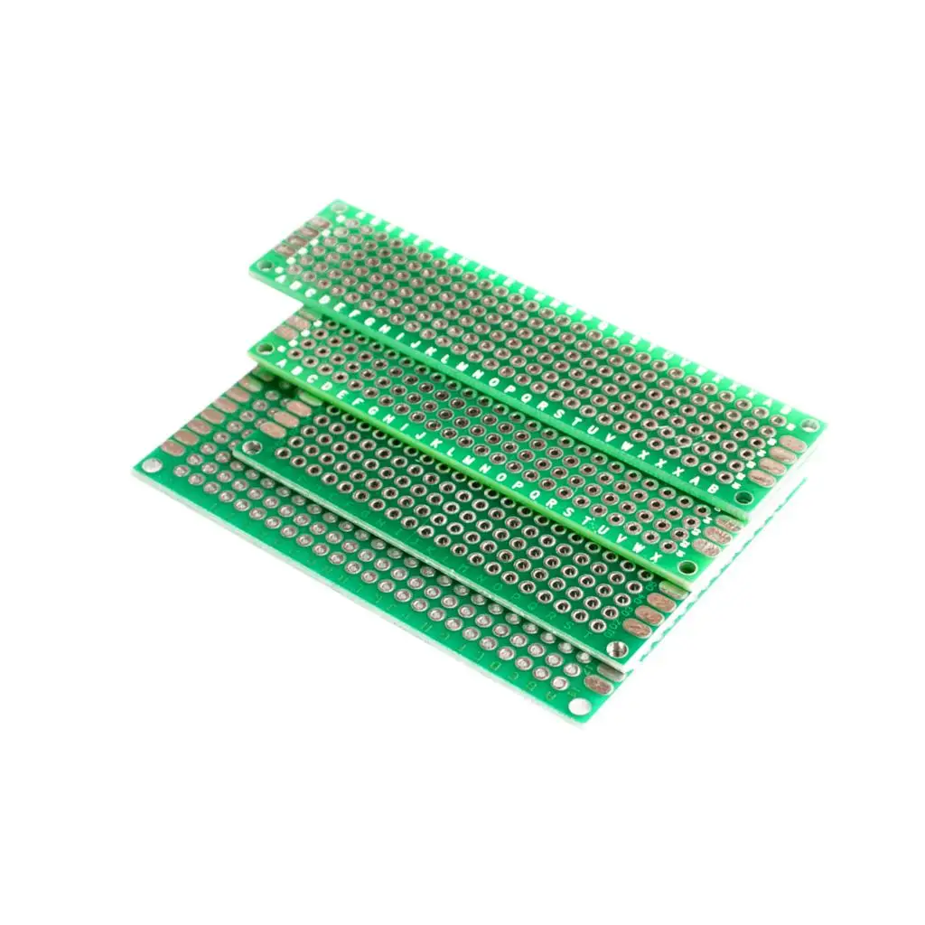 4 шт 5x7 4x6 3x7 2x8 см двухсторонний медный Прототип pcb универсальная плата |