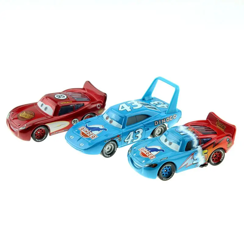 5 шт./лот Disney Pixar машинки Lightning Mcqueen король 1:55 Diecast металлического сплава модель