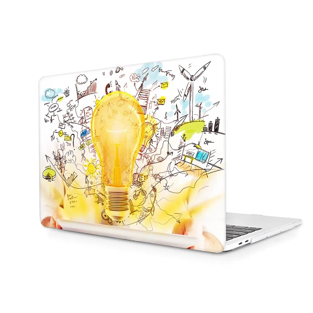 J179 Инновационный жесткий чехол с лампочкой для Macbook Pro 13 15 дюймов A1706 A1707 Touch Bar& retina display Air 11 12 13 - Цвет: J179