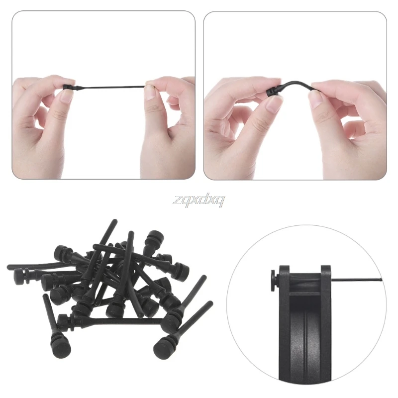 Computer Components PC Case Fan Mouting Pin Anti Noise Vibration Silicone Screws Anti-vibration Shock Absorption 20pcs Whosale |