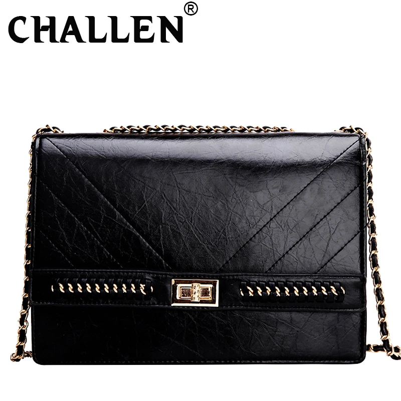 

Luxury female Faux leather Flap bags For women ladies chain crossbody shoulder bags Totes Daily Shopping Big Bag B41-61