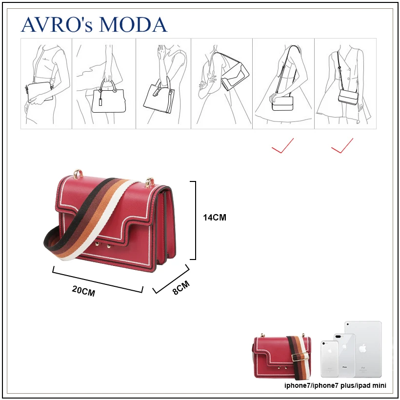 AVRO's MODA сумка женская искусственная кожа сумки женские через плечо маленькие сумки дизайнерские маленькая сумочка женская