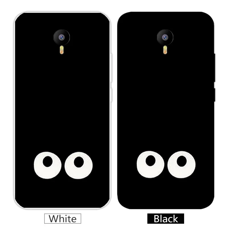 ТПУ для Meizu M2 Note чехлы телефонов с Медузой 5 дюймов Череп силиконовый черный