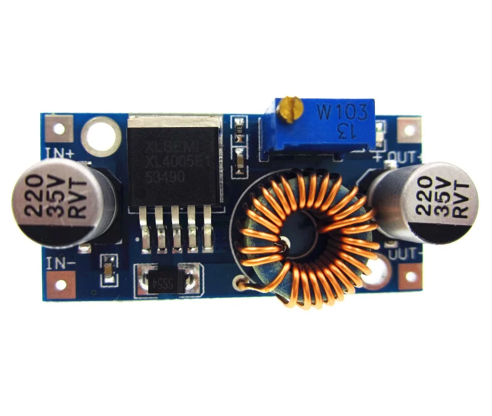 XL4005 DSN5000 Beyond LM2596 DC Регулируемый понижающий модуль питания 5A высокий ток высокая