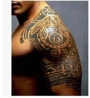 1lot1pcs arm 1pcs chest waterproof tattoo stickers cx 20 21 prothorax twinset big 3d tatoo stickers men