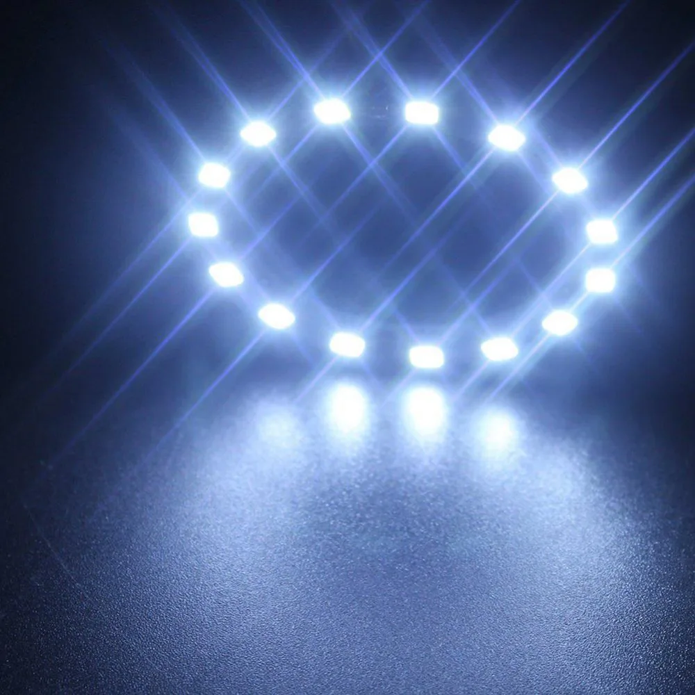 Автомобильный Стайлинг 60 мм светодиодный светильник с белыми ангельскими