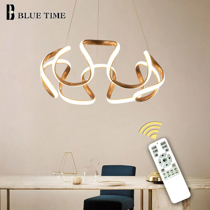 Современные светодиодные подвесные светильники BLUE TIME для дома потолочные кухни