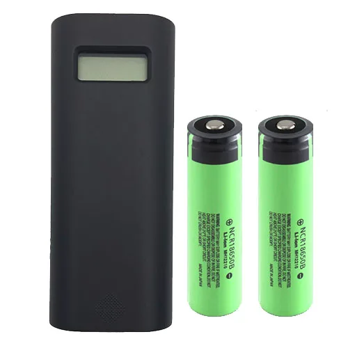 3400mah pointed head Soshine E4S 2x18650 зарядное устройство чехол ЖК-дисплей банк питания для мобильного телефона Dual USB Интеллектуальный банк питания для Iphone 5S 6 6 S 7 - Цвет: 3400mah pointed head
