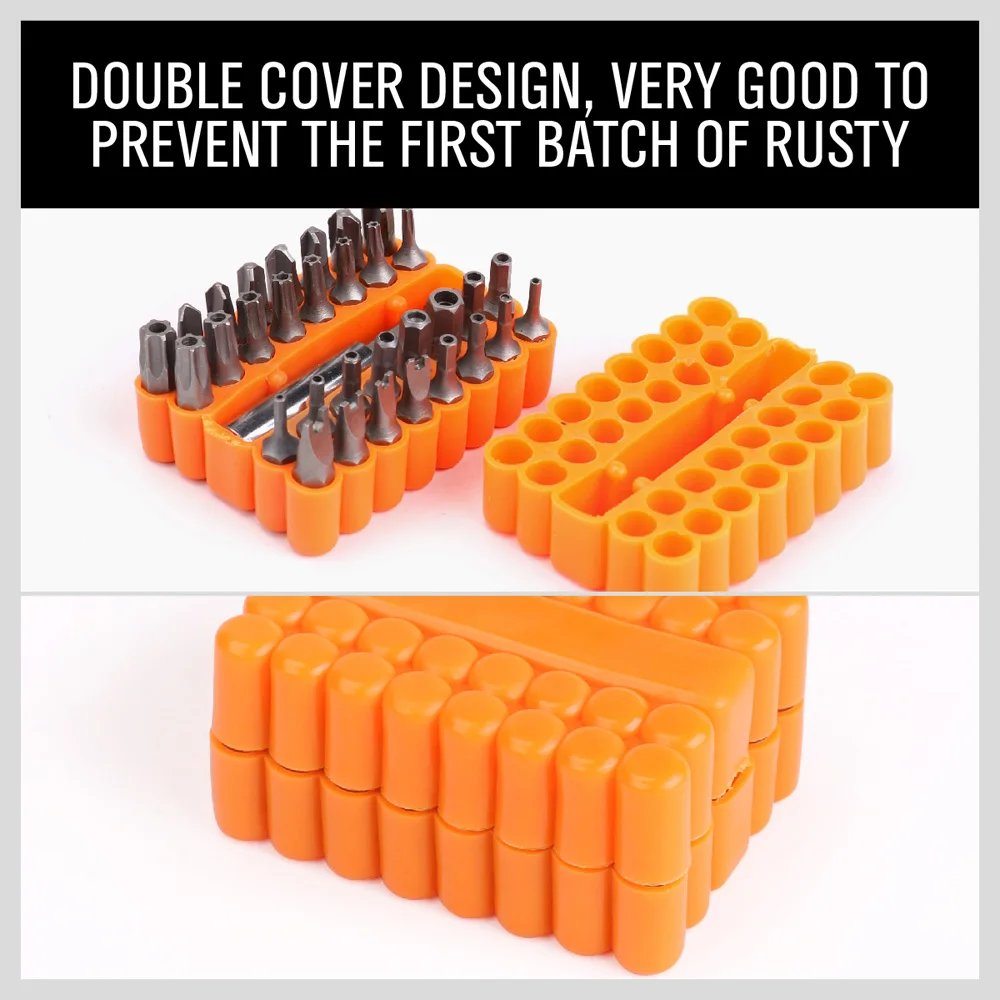 SEDY 33 шт. набор защитных бит отвертка сверло звезда шестигранный гаечный ключ