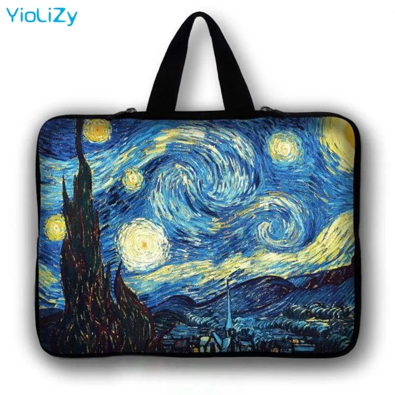 Ван Гога печати для ноутбука Сумка планшет Тетрадь крышка 7 10 1 12 13 3 14 15 4 6 17 дюймов