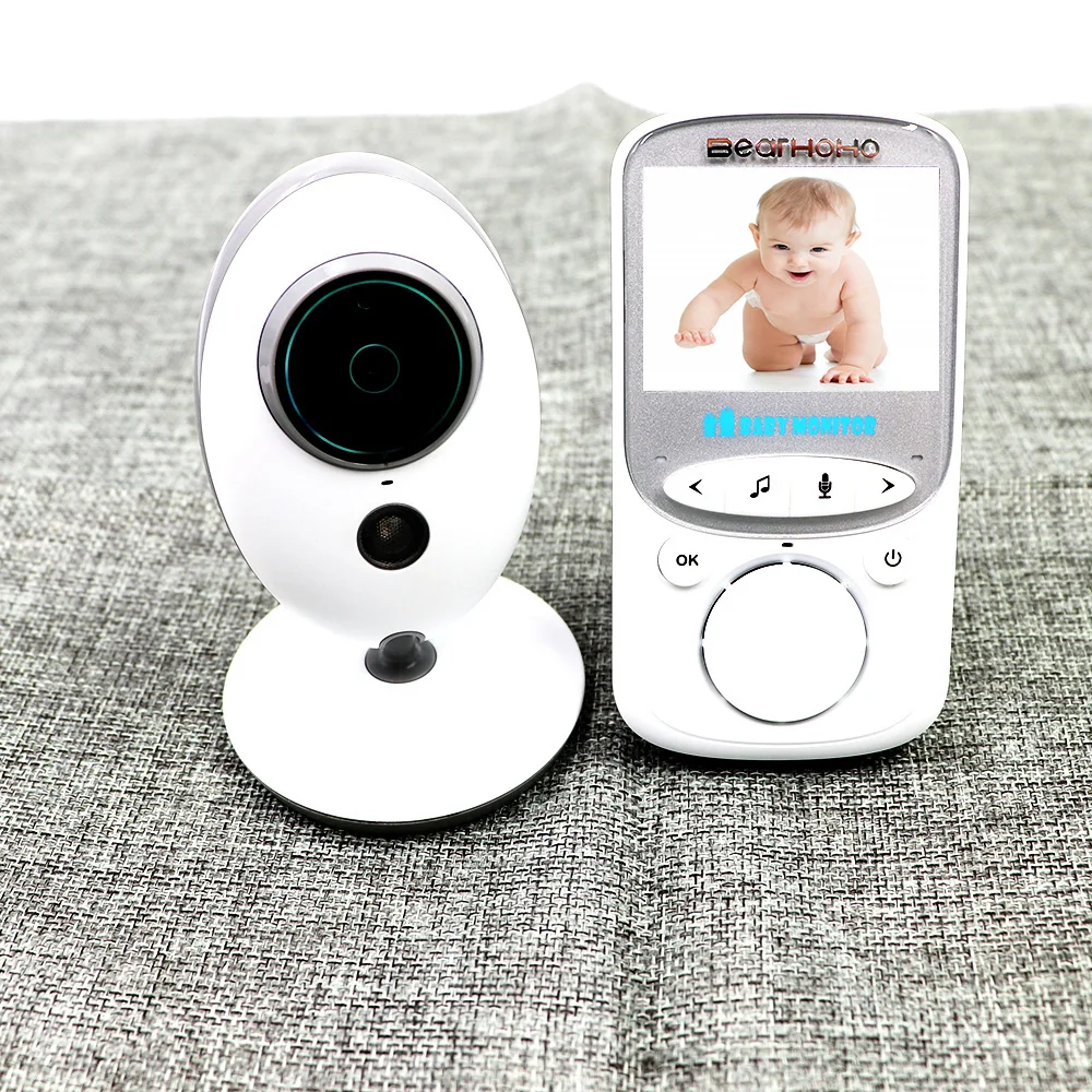 Bearhoho ребенка няня видео монитор Интерком встроенный аккумулятор ночного видения