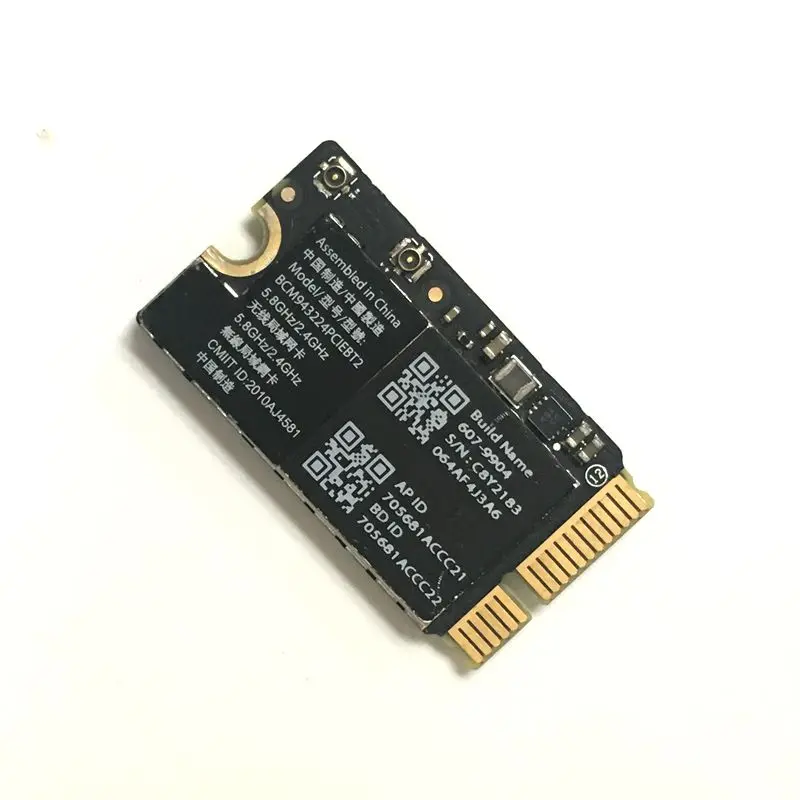 Оригинальный Wi Fi Bluetooth аэропорт карты BCM943224PCIEBT2 для 13 &quotA1369 2010 2011 11&quot A1370 A1465 2012| |
