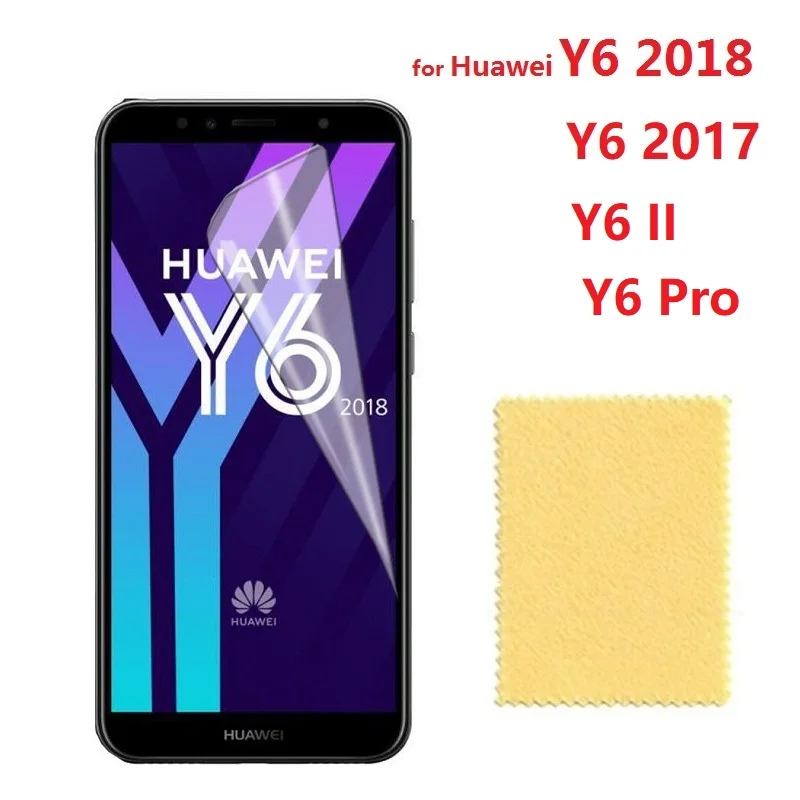 Прозрачный ЖК дисплей Экран протектор для huawei Y6 2018 2017 II профессиональная